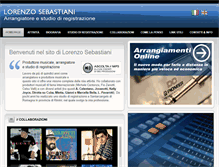 Tablet Screenshot of lorenzosebastiani.com
